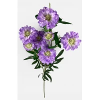 Ветка хризантемы, 80 см, сиреневая (ТВ-80-1)