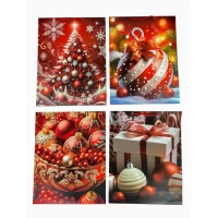 Пакет подарочный новогодний 55 х 43 х 15 см (888XL)