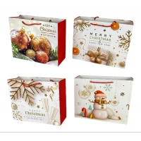 Пакет подарочный новогодний, 4 дизайна, 210g, 26 х 32 х 12см (YC-613M-1)
