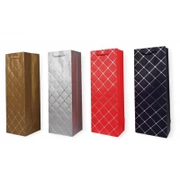 Пакет подарочный под бутылку 