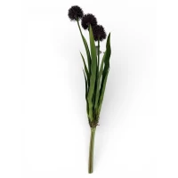 Ветка амбербоа, 60 см, темно-фиолетовая (с30518-2)