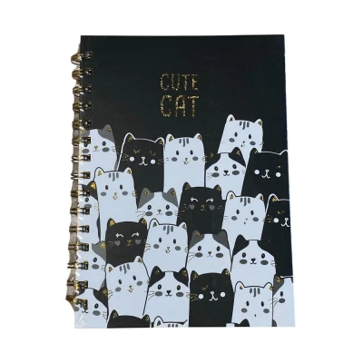 Тетрадь А5 на спирали, 80 листов 80г/м2 клетка, 