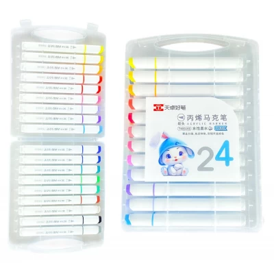 Набор акриловых  маркеров-ручка TY 