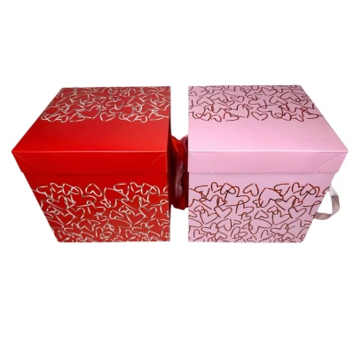 Коробка-бокс разборная 20 x 20 x 20см (12шт/уп) Разноцветный Unison (11382-57L)