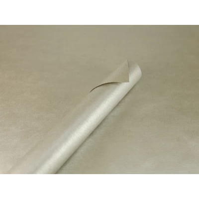 Бумага упаковочная крафт-двосторонний 0,7 х 7м Серебряный Unison (Пт 442)