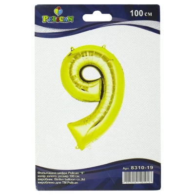 Цифра фольгированная Pelican, 