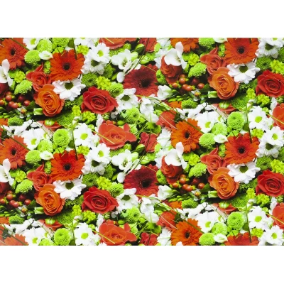 Бумага упаковочная мелованная 80г 10 листов  100 х 70см Разноцветный Unison (PVM10-84)