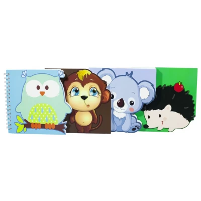 Блокнот на спирали 60л фигурный 