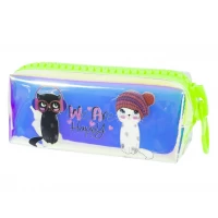 Пенал силиконовый 18,5 х 7,5 х 6,5 см, 1 отделение Зеленый Unison (P601-8)