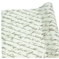 Бумага упаковочная мелованная 80г 10 листов  100 х 70см Белый Unison (PVM10-135)