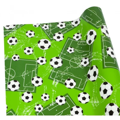 Бумага подарочная 50г Футбол  10листов Разноцветный Unison (PCZ10070-10-346)