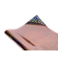 Полисилк 2С голограммный терракотовый 20 листов  100 х 70см Коричневый Unison (Пт 404.4)