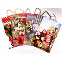 Пакет подарочный 150гр, 25 х 37 х 8см (12шт/уп) MIX Разноцветный Unison (PVM253708MIX)