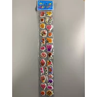 Наклейки 37 х 6см, 25шт/уп Разноцветный Unison (HC-29)