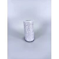 Бечевка декоративная 2мм х 100м 80г бело-сиреневая Фиолетовый Unison (D02901 -Lilac white) Бечевка декоративная 2мм х 100м 80г бело-сиреневая Фиолетовый Unison (D02901 -Lilac white)