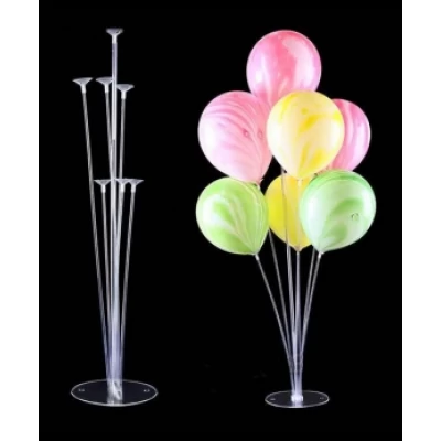 Подставка на присосках для 7 шаров 75см, пластик Прозрачный Pelican (836807)