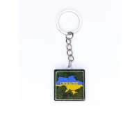 Брелок акриловый квадрат 30 х 36мм, шильда 30 х 30мм Разноцветный Unison (UNB-1006)