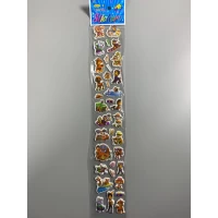 Наклейки 37 х 6см, 25шт/уп Разноцветный Unison (HC-16)