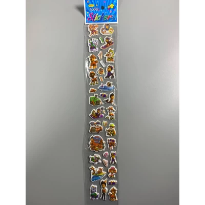 Наклейки 37 х 6см, 25шт/уп Разноцветный Unison (HC-16)