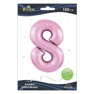 Цифра фольгированная Pelican, 