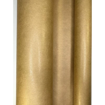 Бумага упаковочная крафт-двусторонняя 0,68 х 8м Бежевый Unison (Пт-І-3)