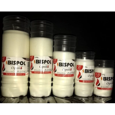 Свеча парафиновая Bispol Ognik, время горения 96часов Unison (WP-4)