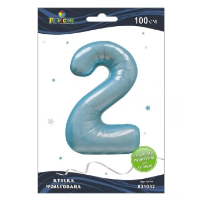 Цифра фольгированная Pelican 