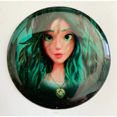 Наклейка круглая объемная 3D 