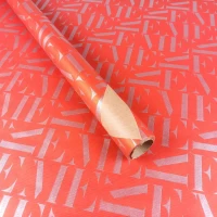 Бумага упаковочная крафт-двосторонний 0,7 х 7м Красный Unison (Пт 422.13)