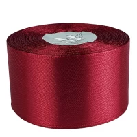 Атласная лента 5см (±5мм) x 33м Красный Marill (LA5033-86)