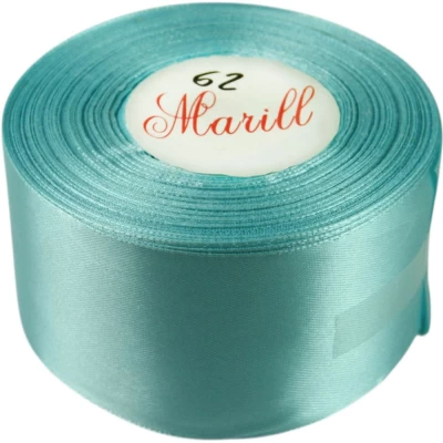 Атласная лента 5см (±5мм) x 33м Голубой Marill (LA5033-62) Атласная лента 5см (±5мм) x 33м Голубой Marill (LA5033-62)