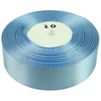 Атласная лента 2,5см x 33м Голубой Marill (LA2533-20)