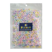 Пенопластовые шарики диаметр 4-6мм макарун ассорти, 250мл Разноцветный Pelican (886104)