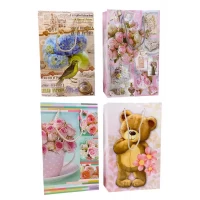 Подарочные пакеты микс 11х18х5 см (PVM111805mix)