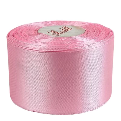 Атласная лента 5см (±5мм) x 33м Розовый Marill (LA5033-148) Атласная лента 5см (±5мм) x 33м Розовый Marill (LA5033-148)