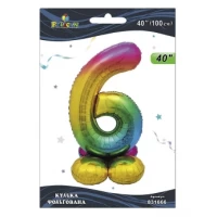 Шарик фольгированный на подставке цифра Шарик фольгированный на подставке цифра