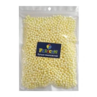 Пенопластовые шарики диаметр 4-6мм макарун желтый, 250мл Желтый Pelican (886125)