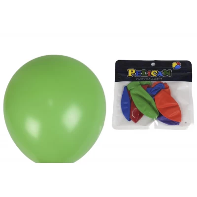 Шарики  Pelican 13' (33 см) пастель микс, 5шт/уп Разноцветный Pelican (1305С-100)