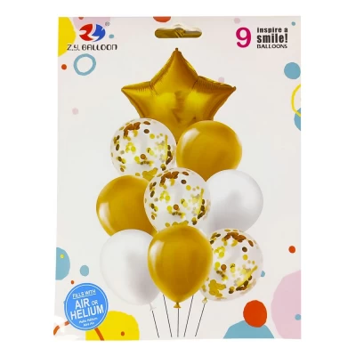 Набор шариков микс со звездой, 9шт ЗОЛОТО Золотой Без бренда (10120 gold) Набор шариков микс со звездой, 9шт ЗОЛОТО Золотой Без бренда (10120 gold)