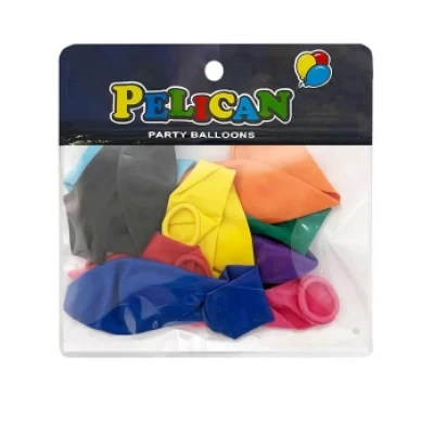 Шарики Pelican 10' (26 см)  пастель  ассорти цветов, 10 шт/уп Разноцветный Pelican (811099)