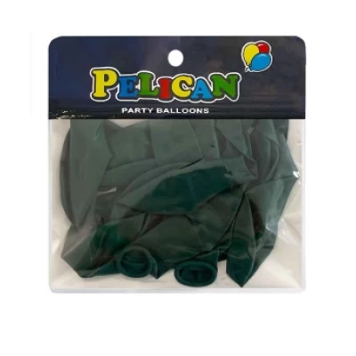 Шарики Pelican 10' (26 см)  винтажный зеленый опаловый, 10 шт/уп Зеленый Pelican (811065)