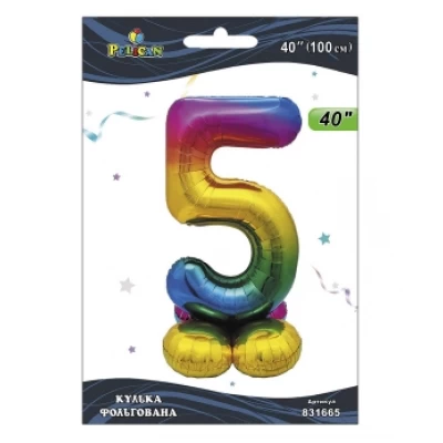 Шарик фольгированный на подставке цифра Шарик фольгированный на подставке цифра