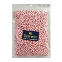 Пенопластовые шарики диаметр 4-6мм макарун розовый, 250мл Розовый Pelican (886103)