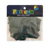 Шарики Pelican 10' (26 см)  винтажный  зелено  синий, 10 шт/уп Зеленый Pelican (811081)