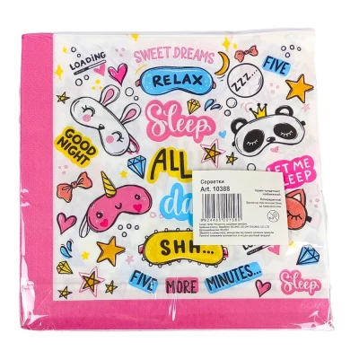 Салфетки 33 х 33см, двухслойные 20шт (10388) Салфетки 33 х 33см, двухслойные 20шт (10388)