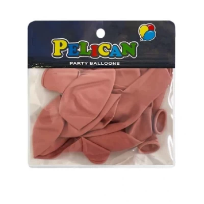 Шарики Pelican 10' (26 см)  винтажный розовый антик, 10 шт/уп Розовый Pelican (811071)