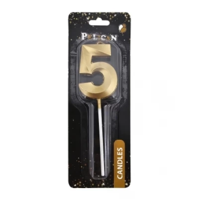 Свеча цифра 3D для торта Свеча цифра 3D для торта