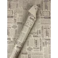 Эко - крафт, бумага подарочная, 0,6 х 6м, 80г (ECP004.2)