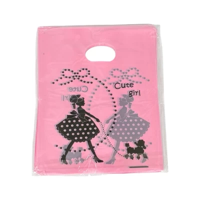 Подарочные пакеты, полиэтиленовые 20 х 25см, 24шт/уп (10700-5)