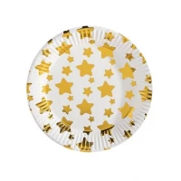 Тарелки бумажные TM Pelican 23cm 